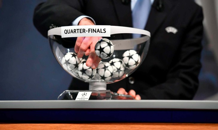 When is the Champions League quarterfinal draw? Time, teams, live