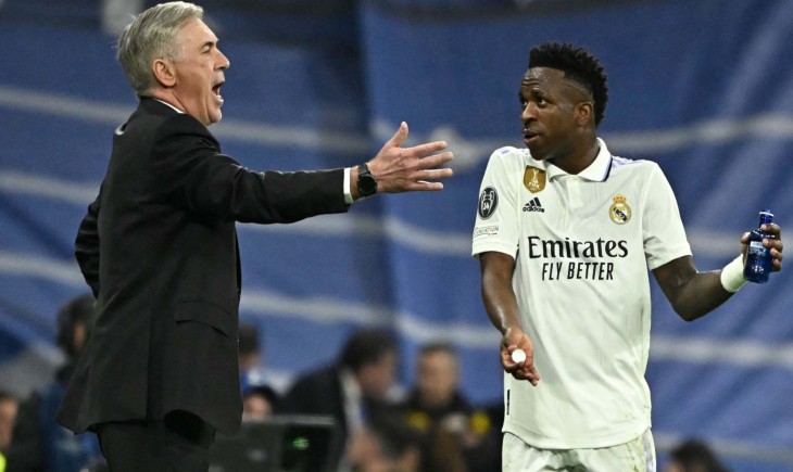 He Cried For Hours Real Madrid Boss Carlo Ancelotti Jokes That Vinicius Jr Had Devastated 